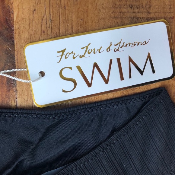 FOR LOVE & LEMONS • La Playa Black Bikini Bottom - Picture 5 of 8